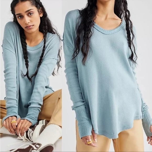 Free People Care We The Free Colby Long Sleeve - Picture 2 of 12